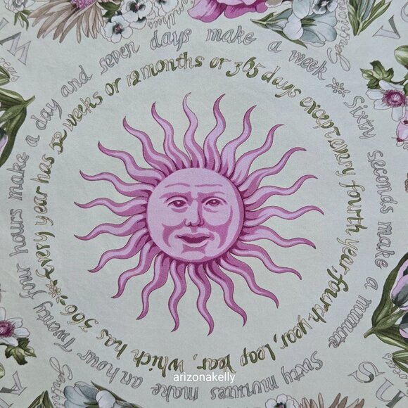 Brooks Brothers Silk Scarf Four Seasons of Flowers Purple Grey - Picture 12 of 16